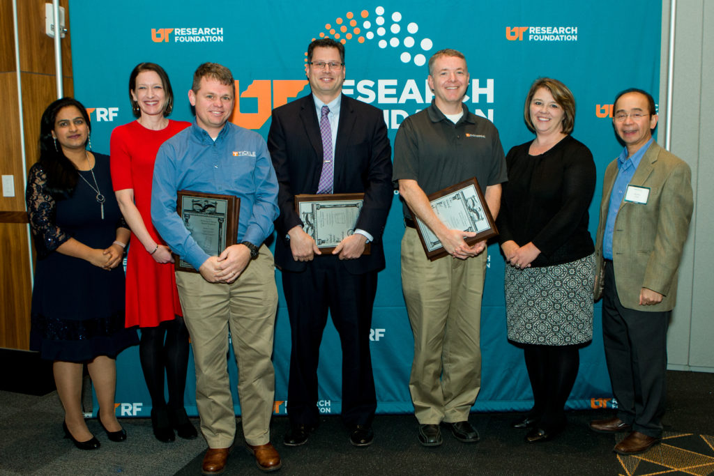 group photo at utrf awards