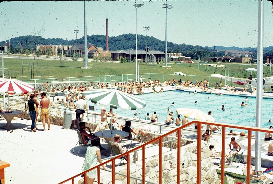 Student aquatic center in 1968