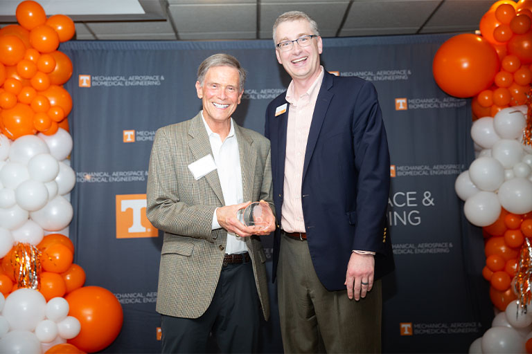 Stewart McCorkle and Adlai Hurt at the MABE Awards Banquet